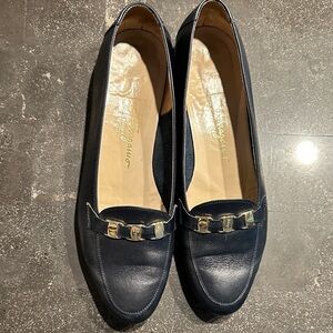 Salvatore Ferragamo Black Women’s Loafers and